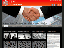 Tablet Screenshot of jfmaccountants.com.au
